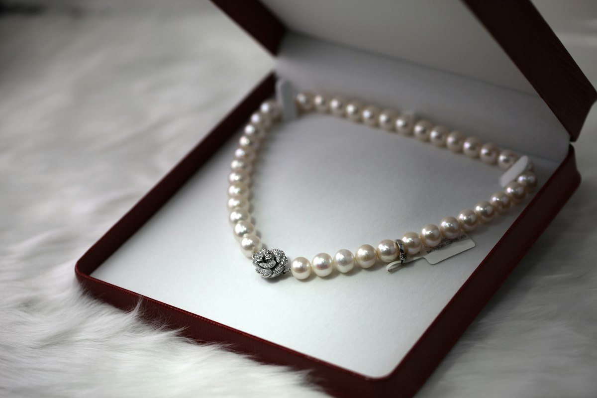 Close detail of sterling silver jewelry (demonstration image)
