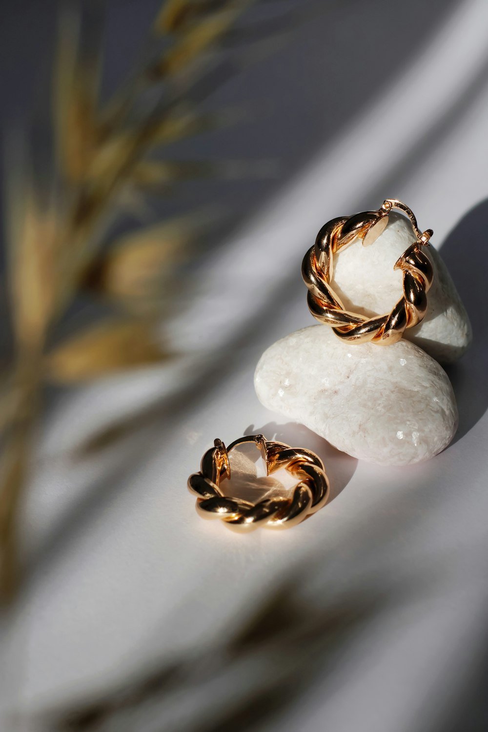 Orbit Mini Hoops silver earrings (demonstration image)